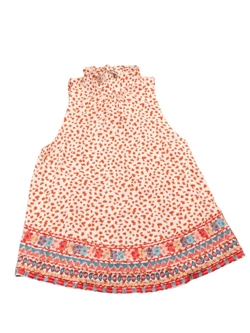 Savanna Jane Embroidered Halter Boho Top Small